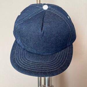 Vintage Denim Trucker Cap